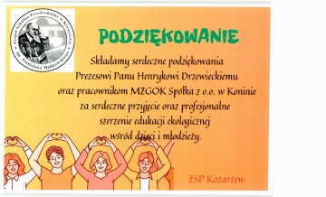 Podziękowania 2023