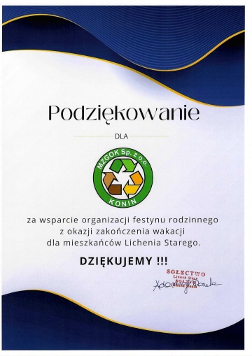 Podziękowania 2023