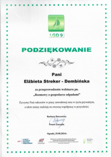 Podziękowania 2023