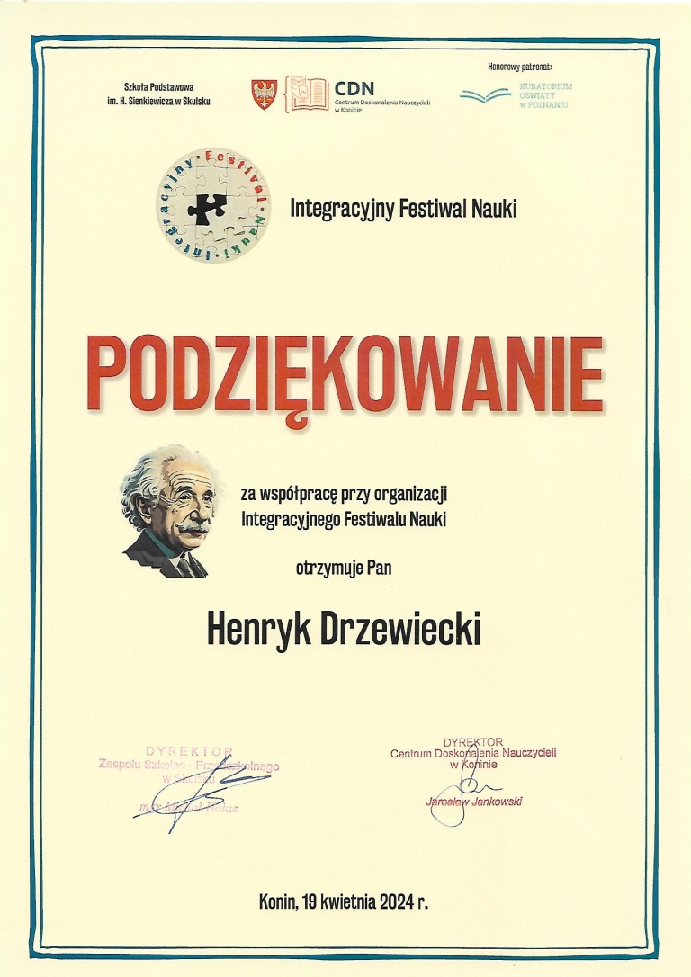 Podziękowania