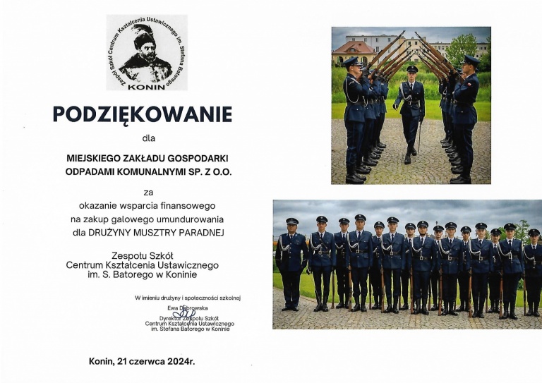 Podziękowania