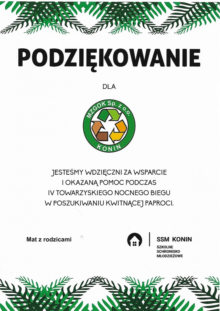 Podziękowania