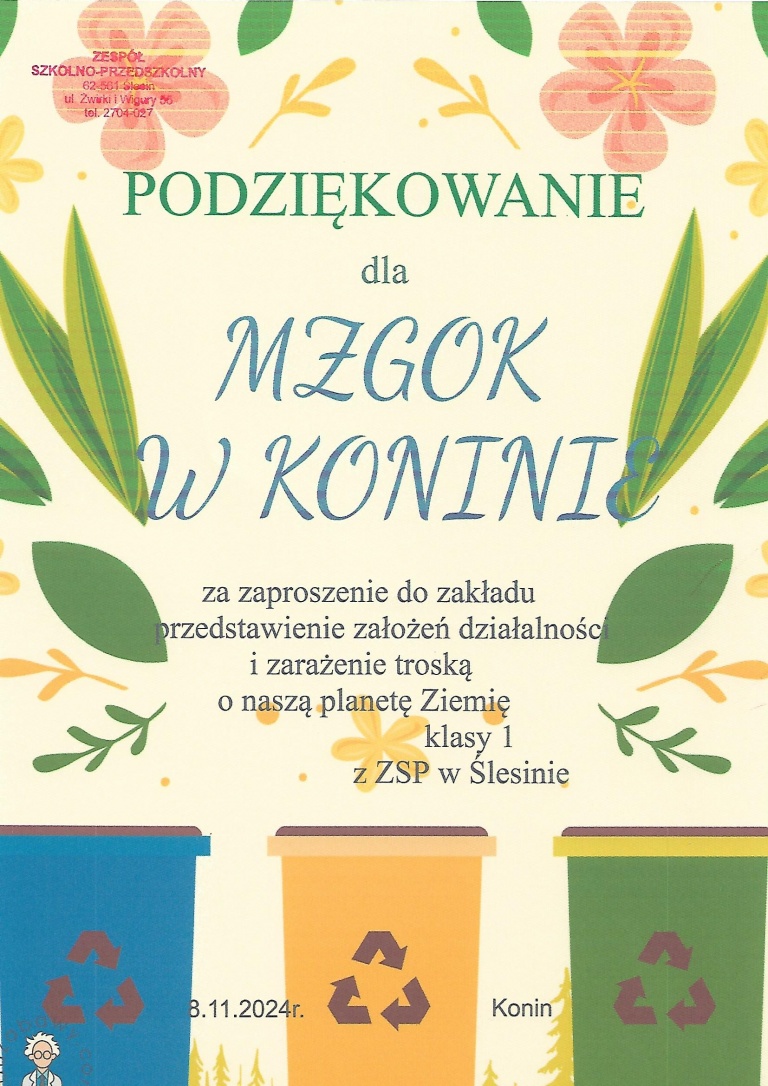 Podziękowania 2024