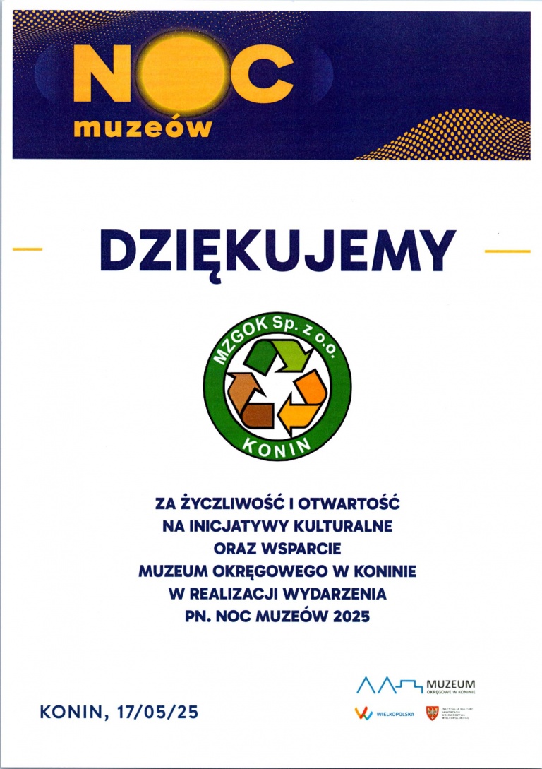 Podziękowania 2025